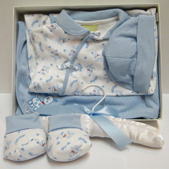 Ensemble cadeau pijama et couverture pour nouveau-né 0-3 mois - Picture 5 of 8